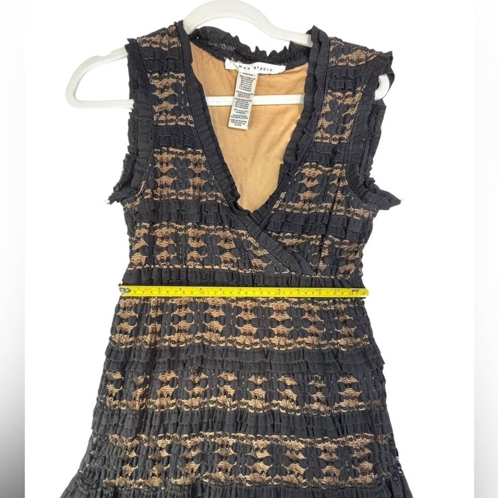 Max Studio Crocheted Lace Overlay Dress - Picture 7 of 8